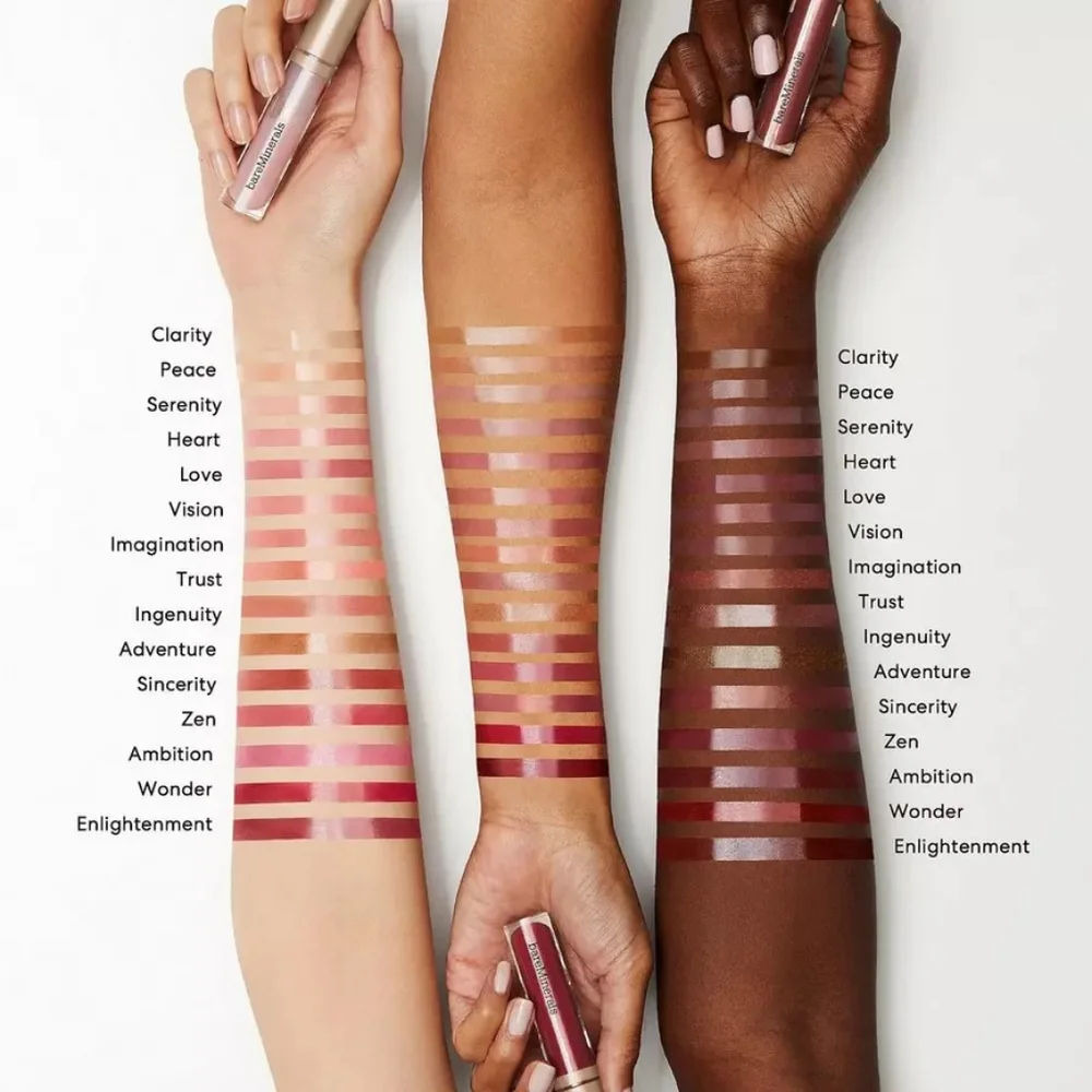 New! bareMinerals - Mineralist Lip Gloss-Balm Color- Peace - Picture 3 of 4